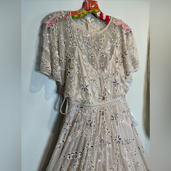 BHLDN Dresses Bhldn X Mac Duggal Evonna Embellished Beaded Maxi